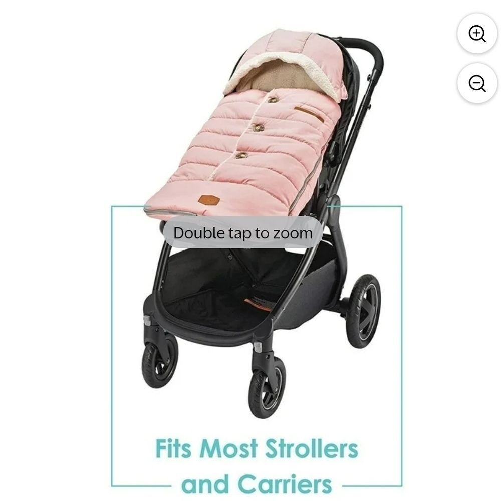 JJ Cole Bundle Me Urban Toddler Stroller/ Car Seat Cover Pink